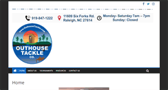Desktop Screenshot of outhousetackle.com